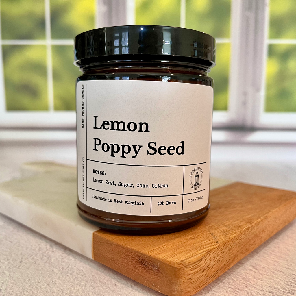 Lemon Poppy Seed candle image 0