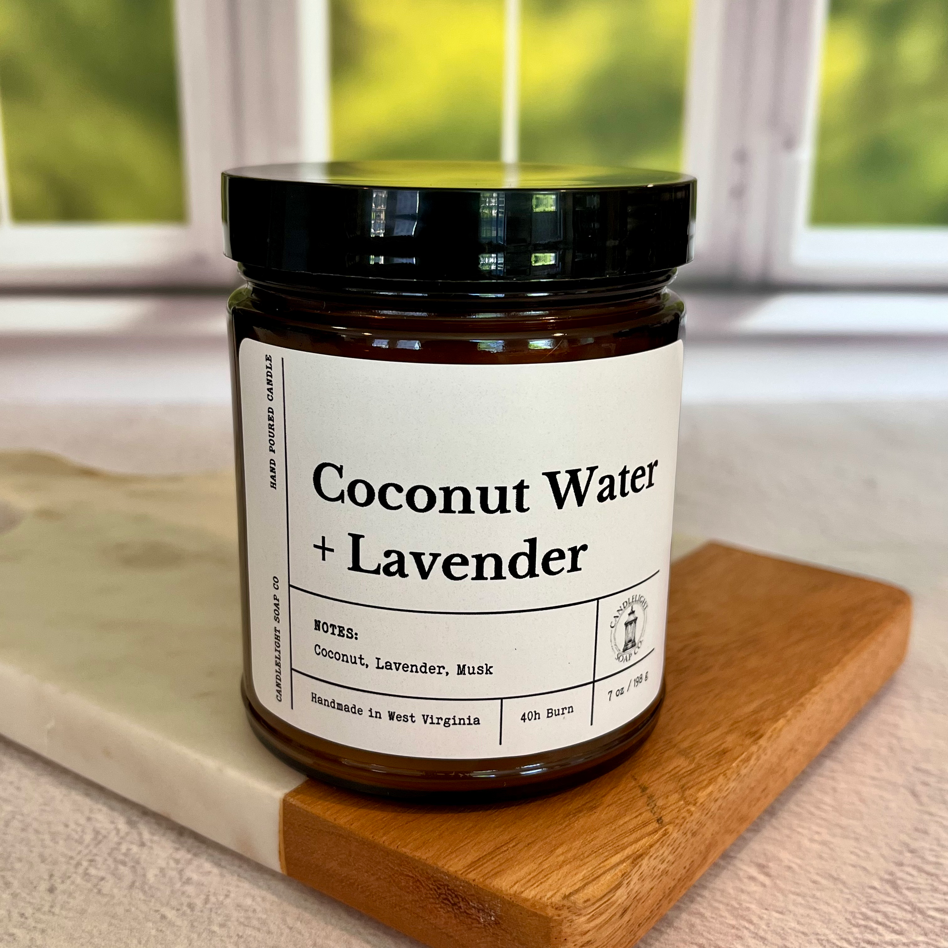 Coconut Water + Lavender candle image 0