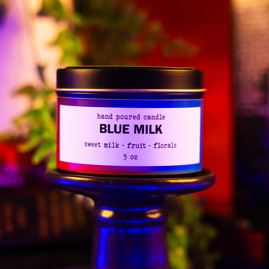 Blue Milk candle