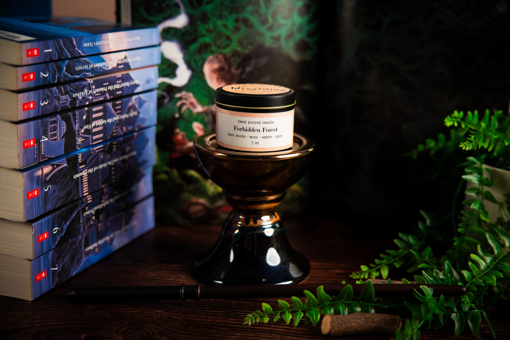 Forbidden Forest candle