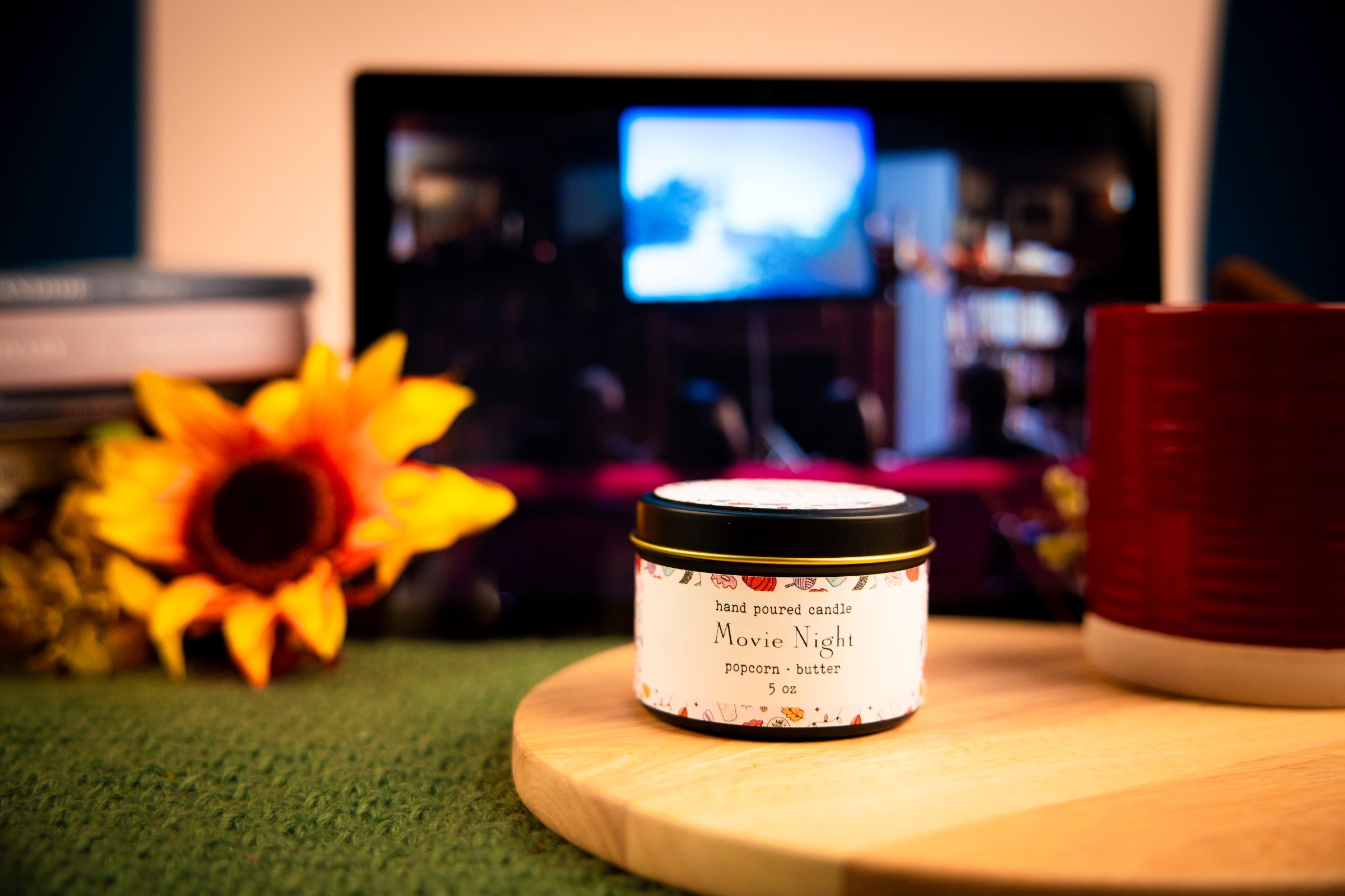 Movie Night candle