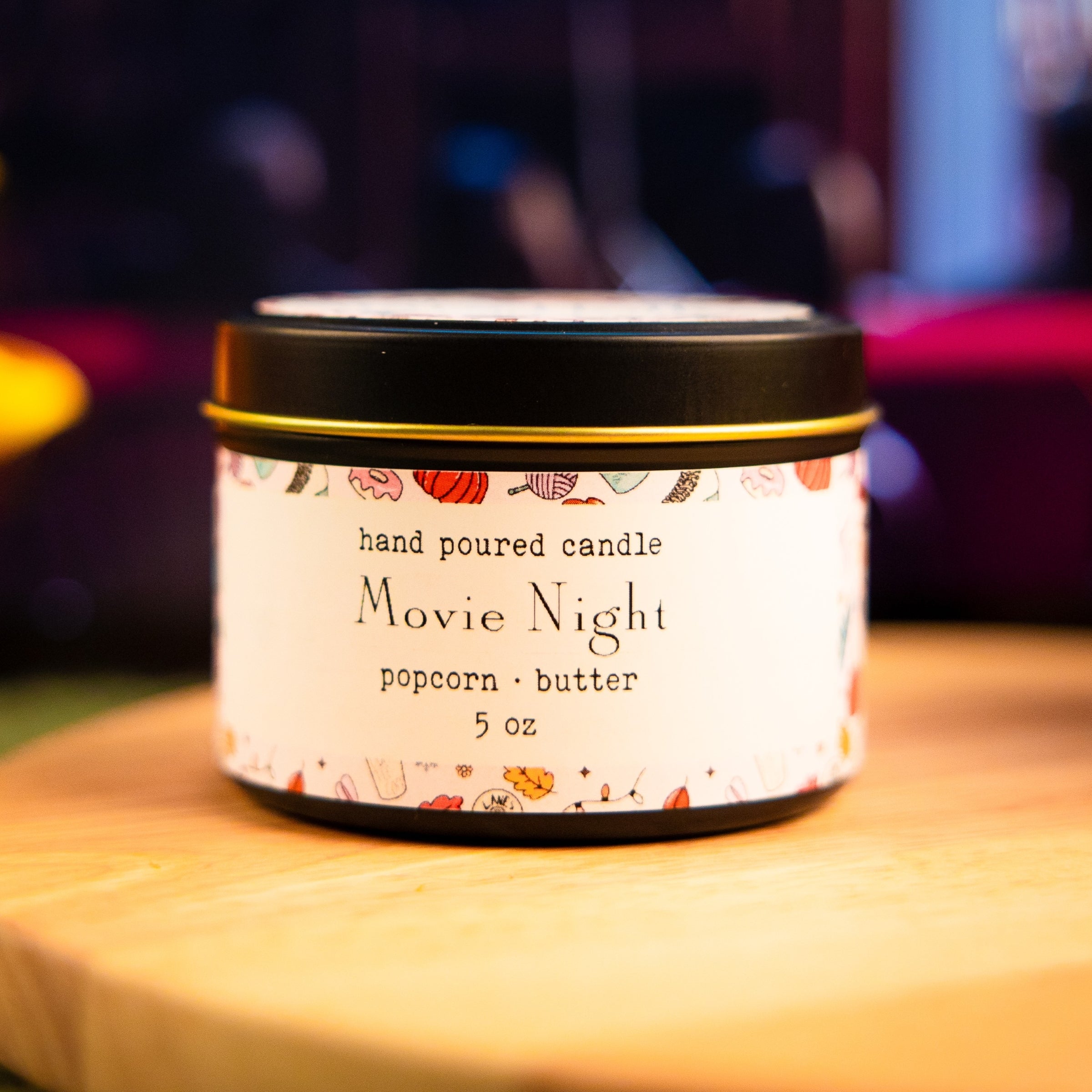 Movie Night candle