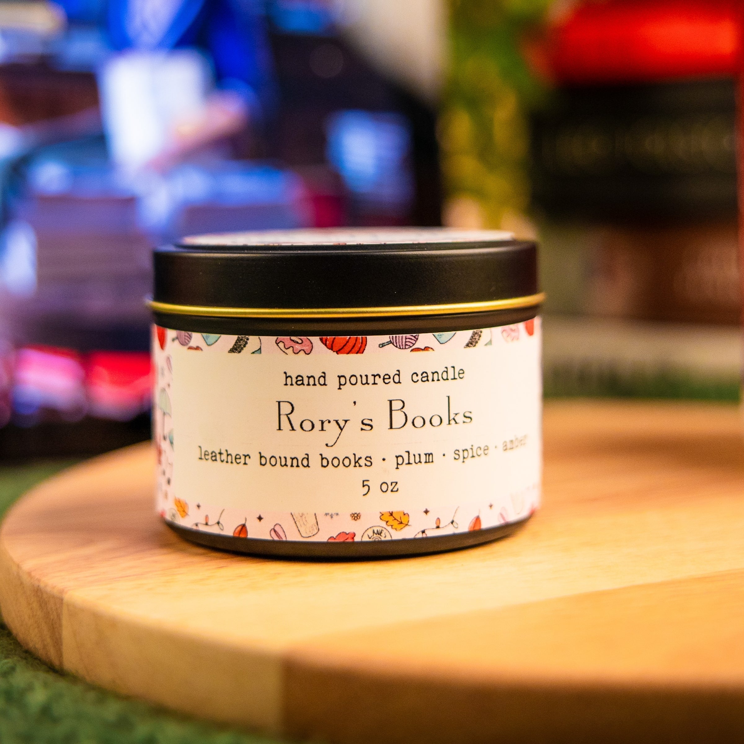Rory's Books candle