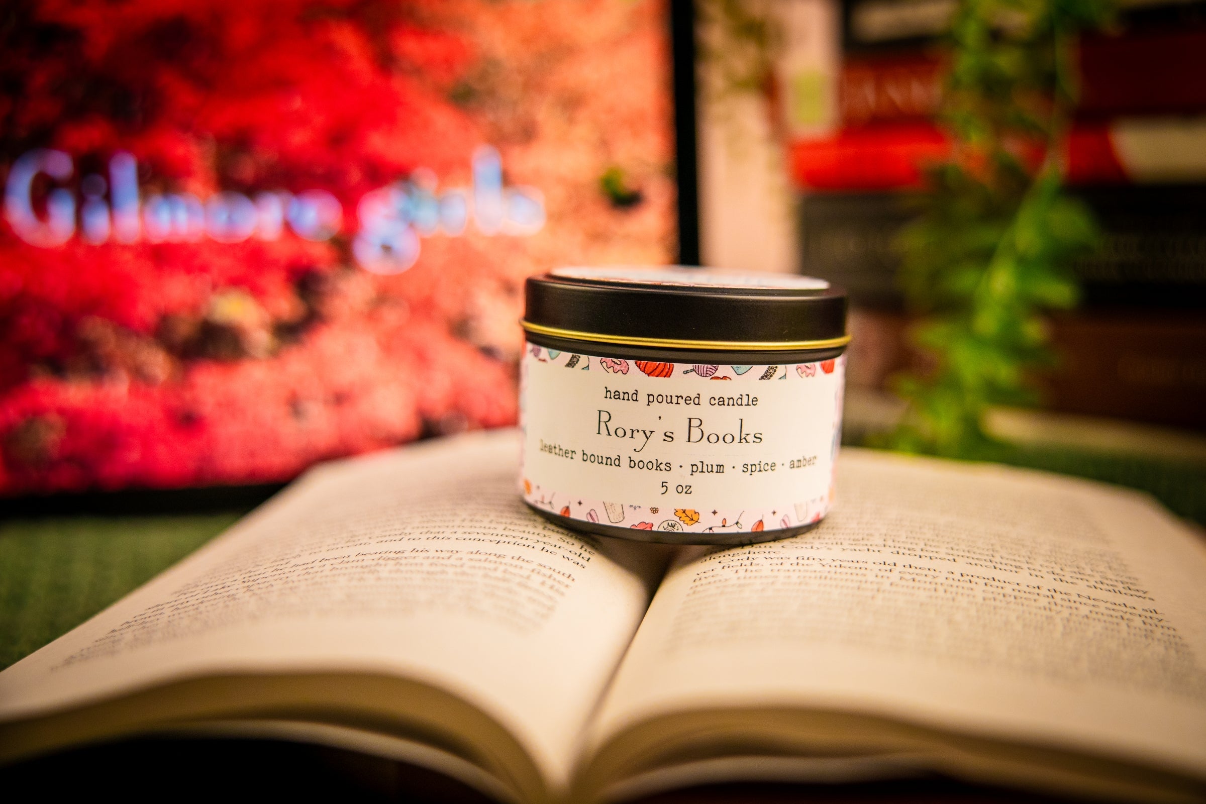 Rory's Books candle