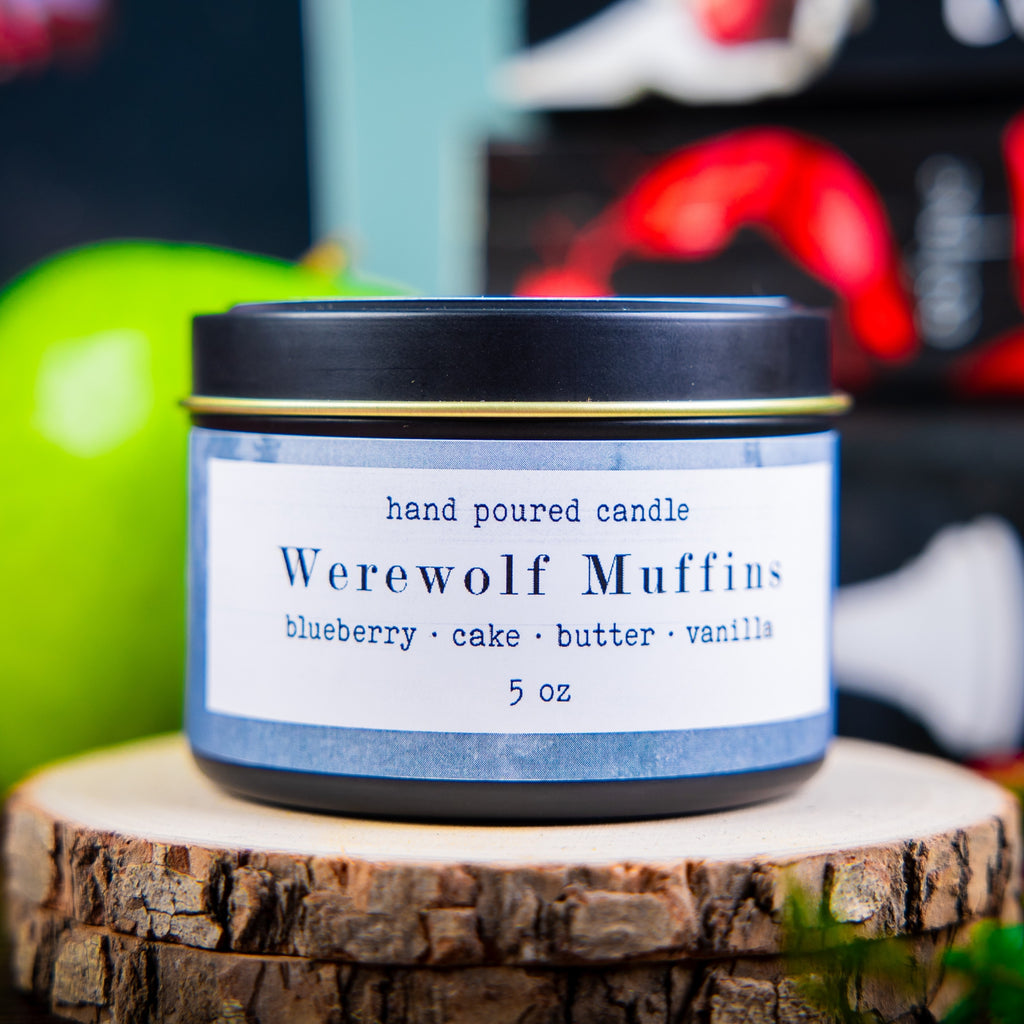 Werewolf Muffins candle