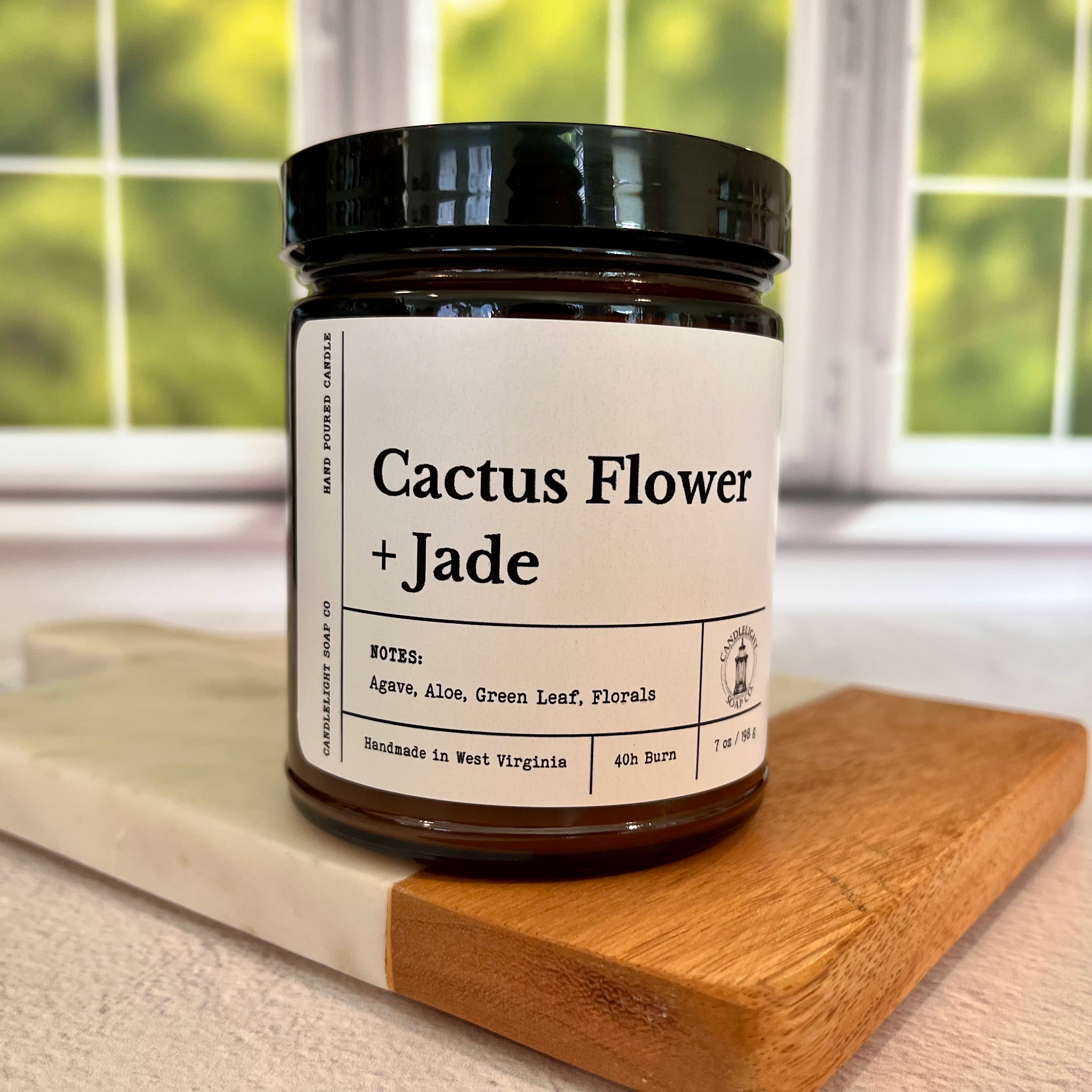 Cactus Flower + Jade candle image 0