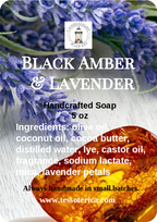 Lavender and Black Amber