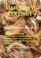 Mahogany Coconut soap