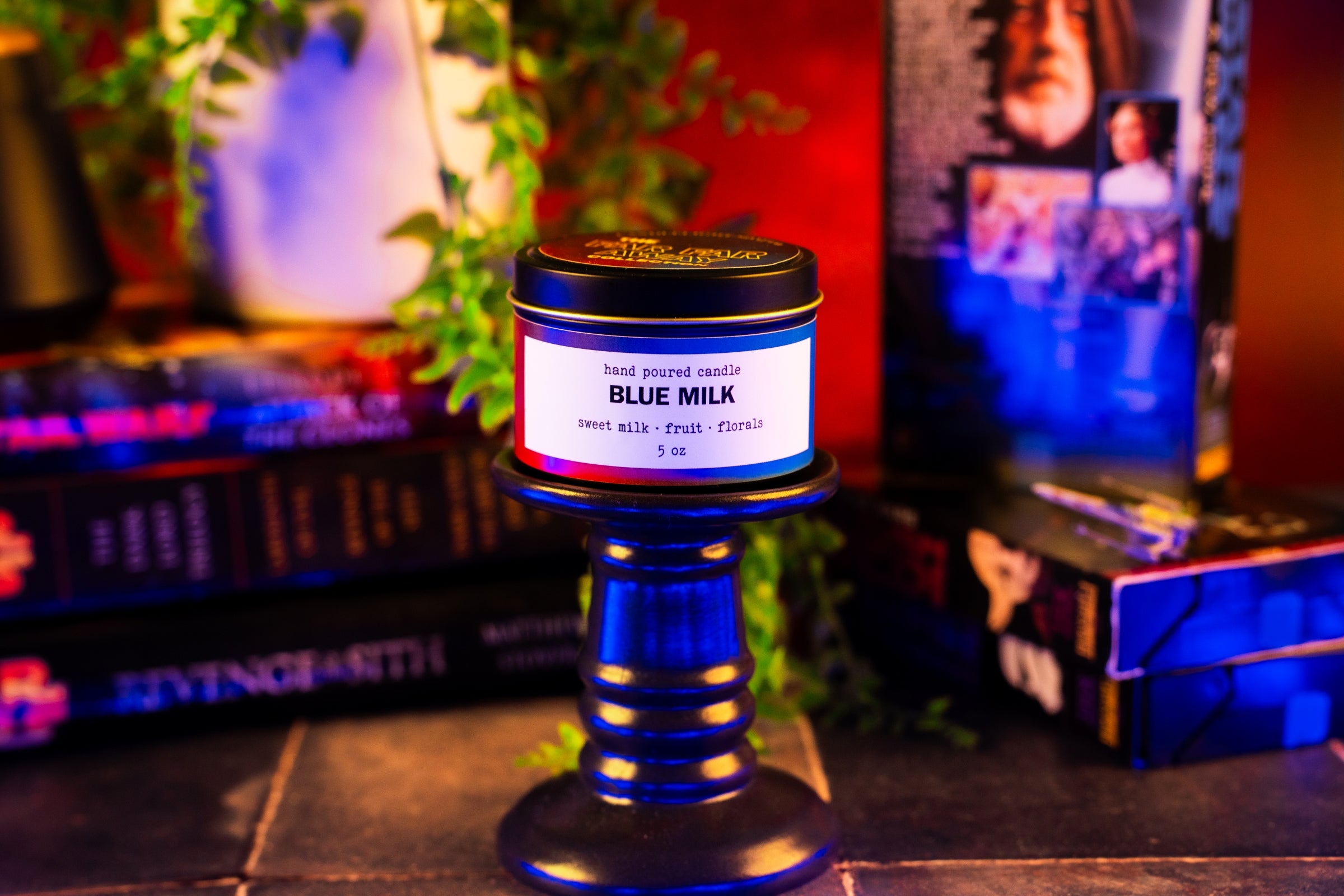 Blue Milk candle