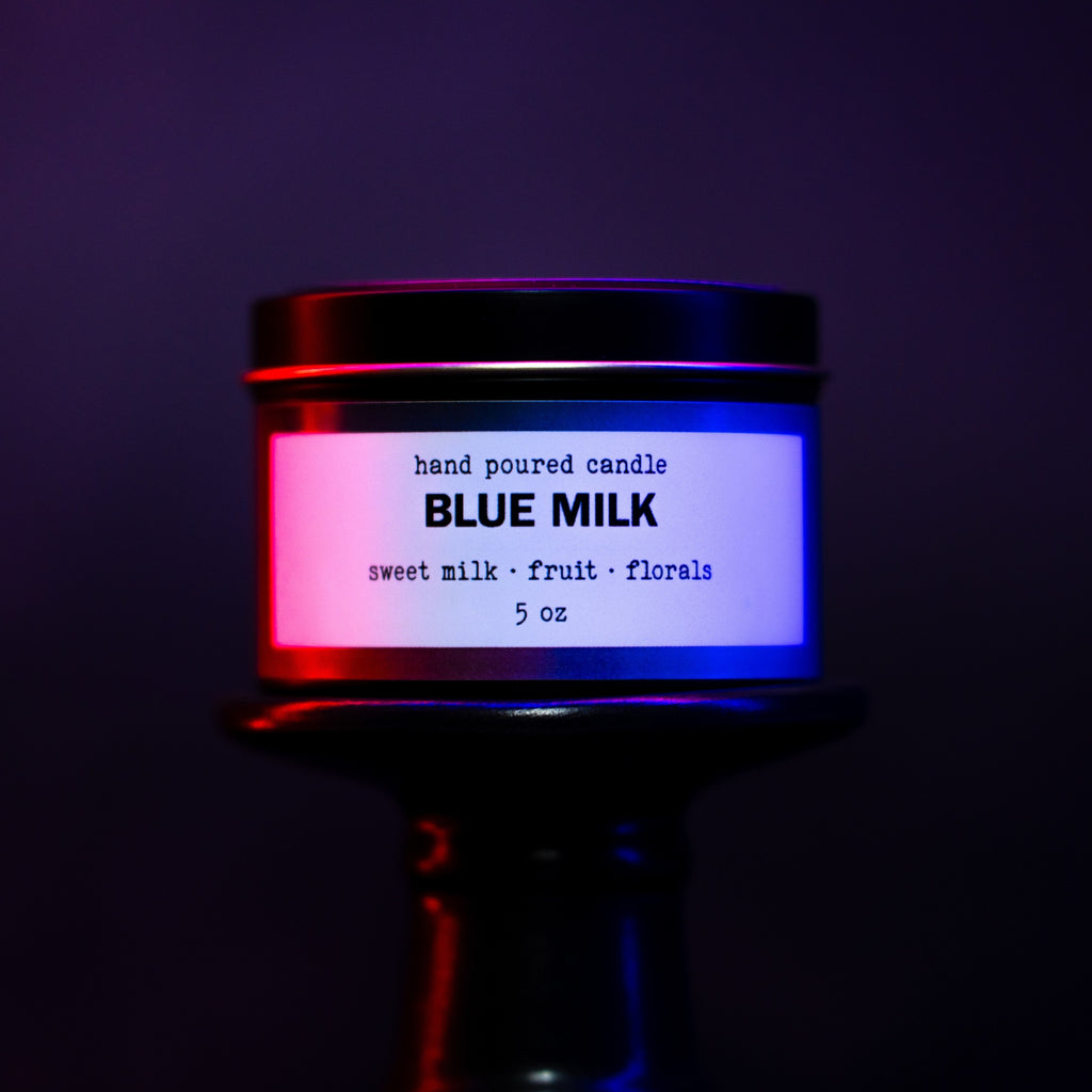 Blue Milk candle