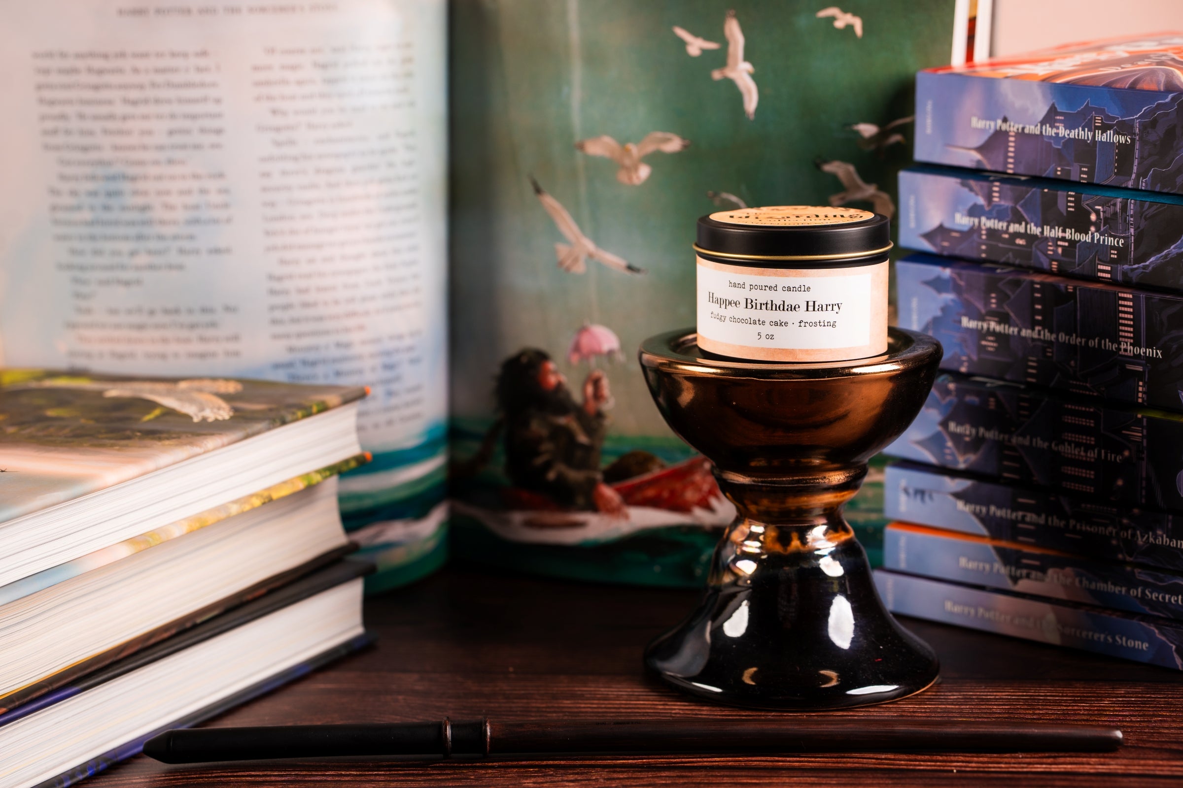 Happee Birthdae Harry candle