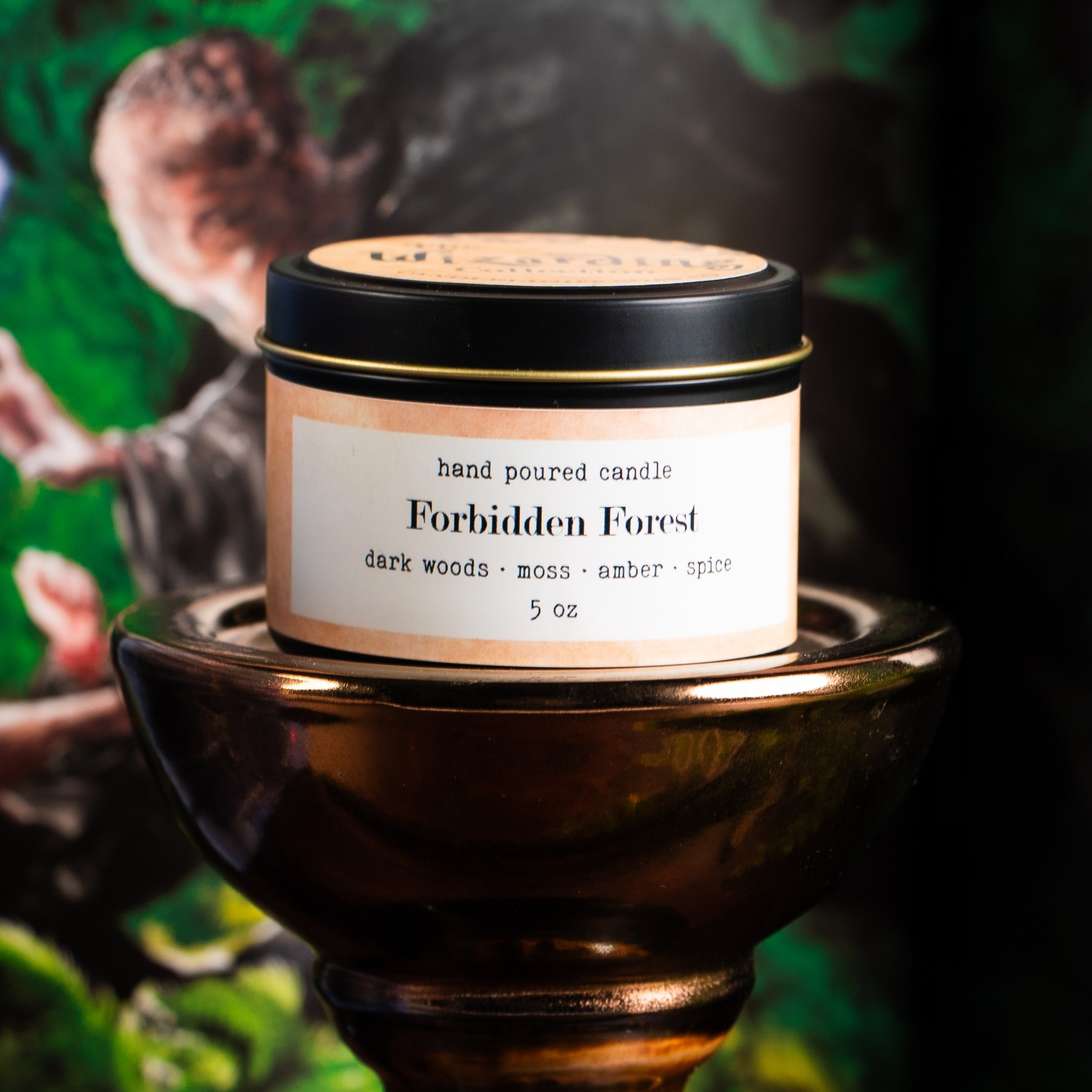 Forbidden Forest candle