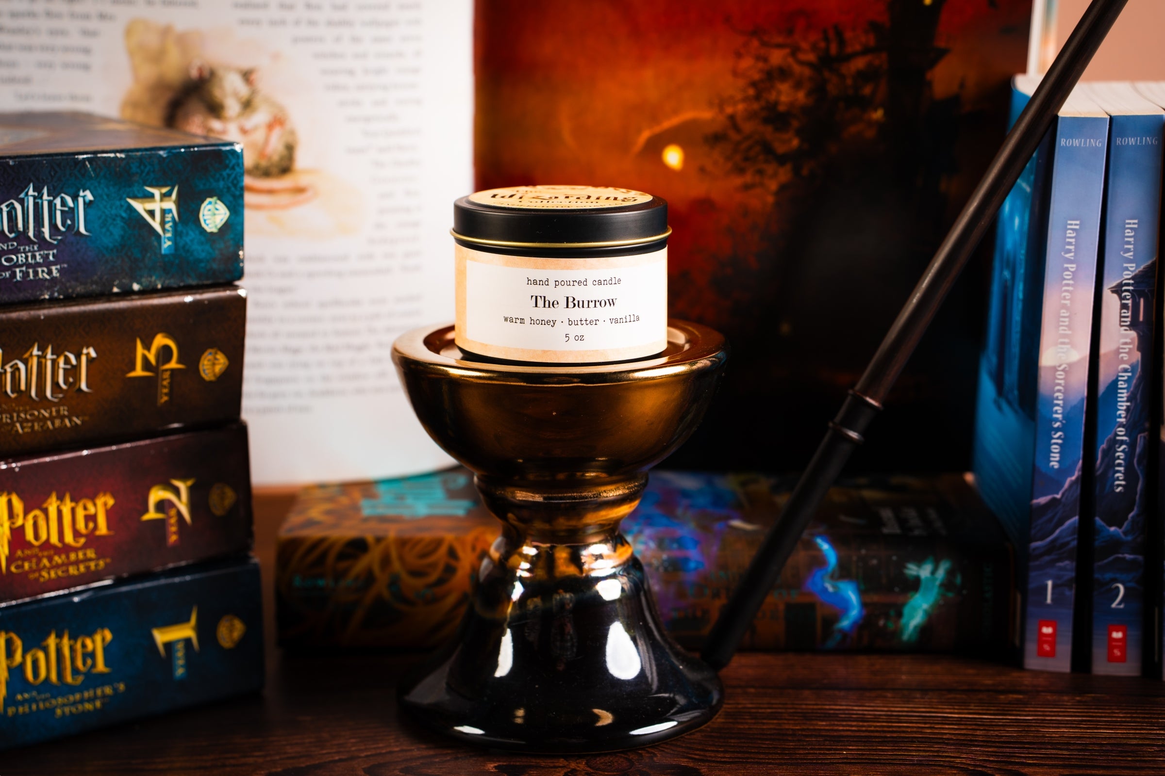 The Burrow candle