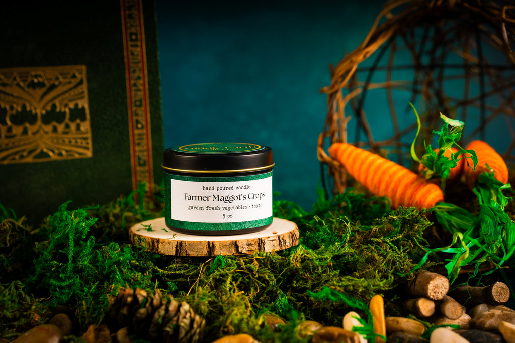 Farmer Maggot's Crops candle