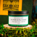 In a Hole in the Ground candle