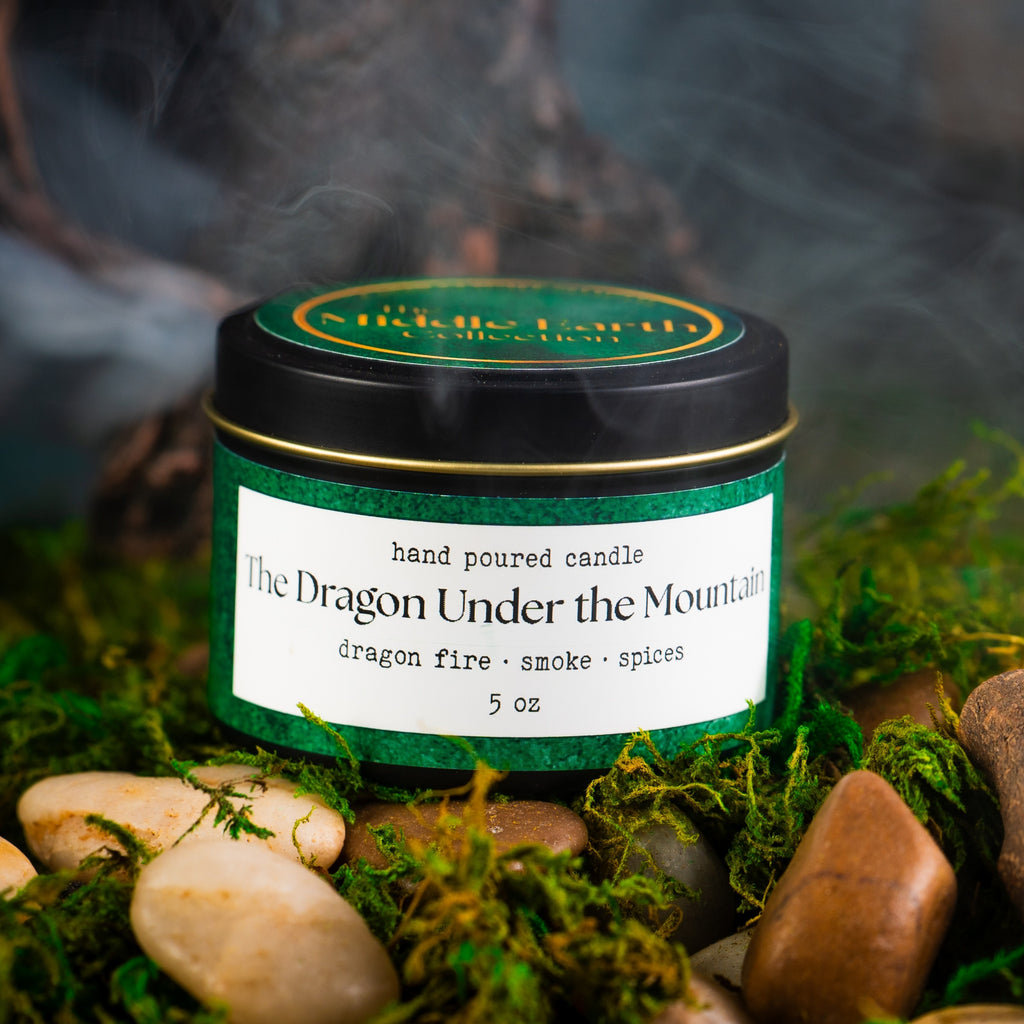 The Dragon Under the Mountain candle