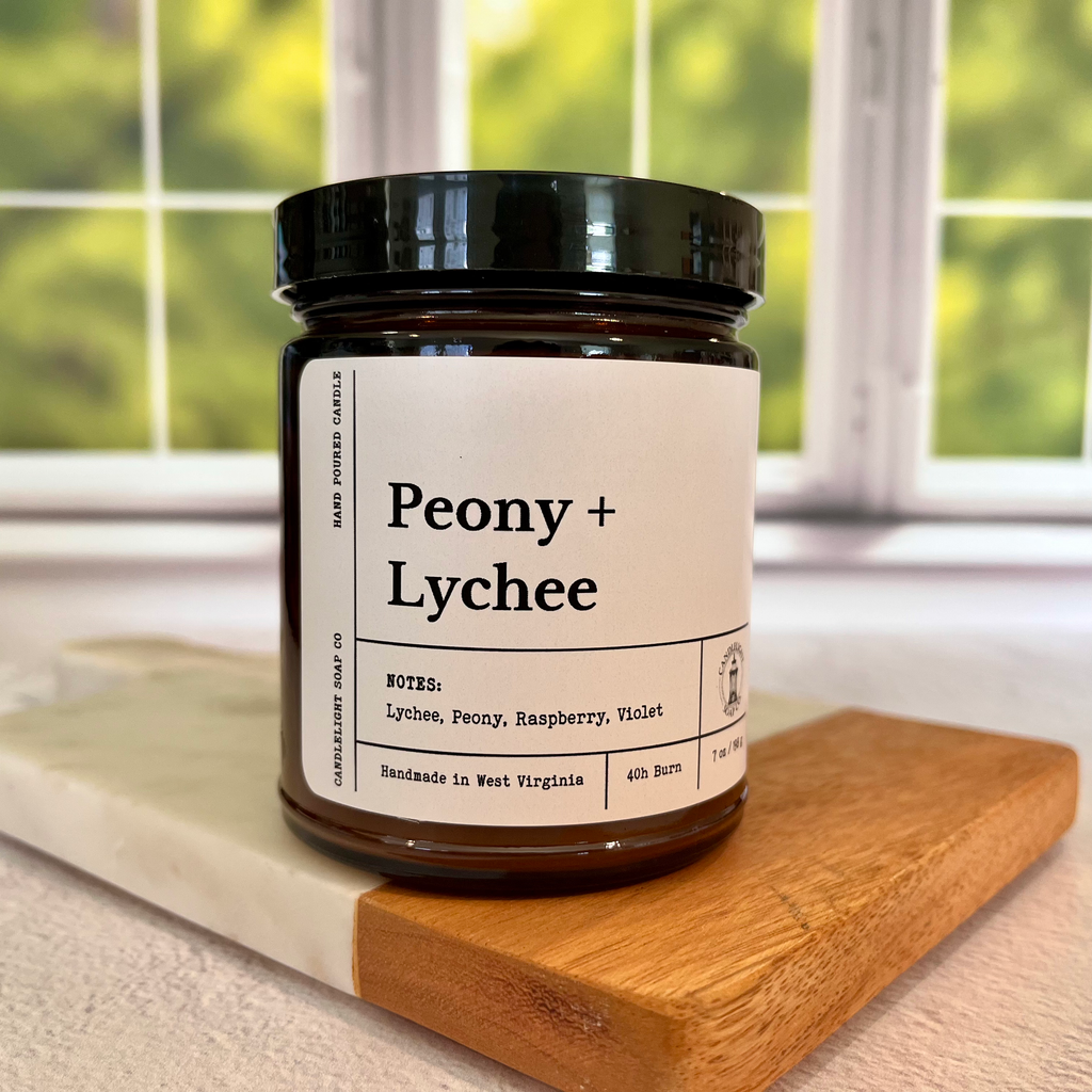 Peony + Lychee candle image 0