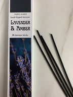 Lavender & Amber incense sticks image 0