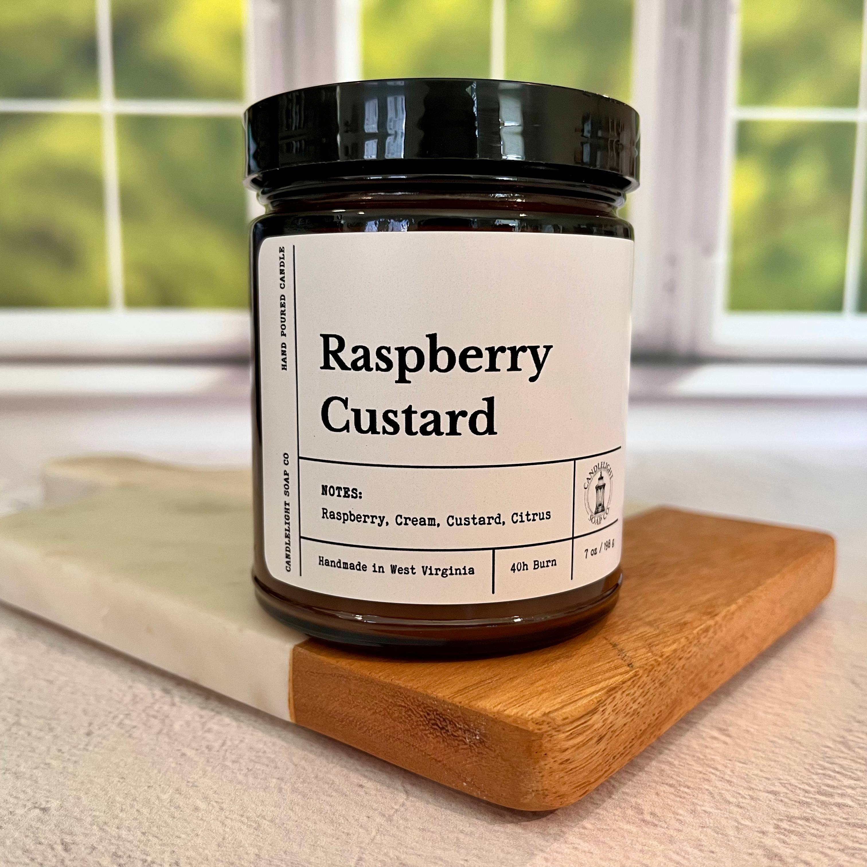 Raspberry Custard candle image 0