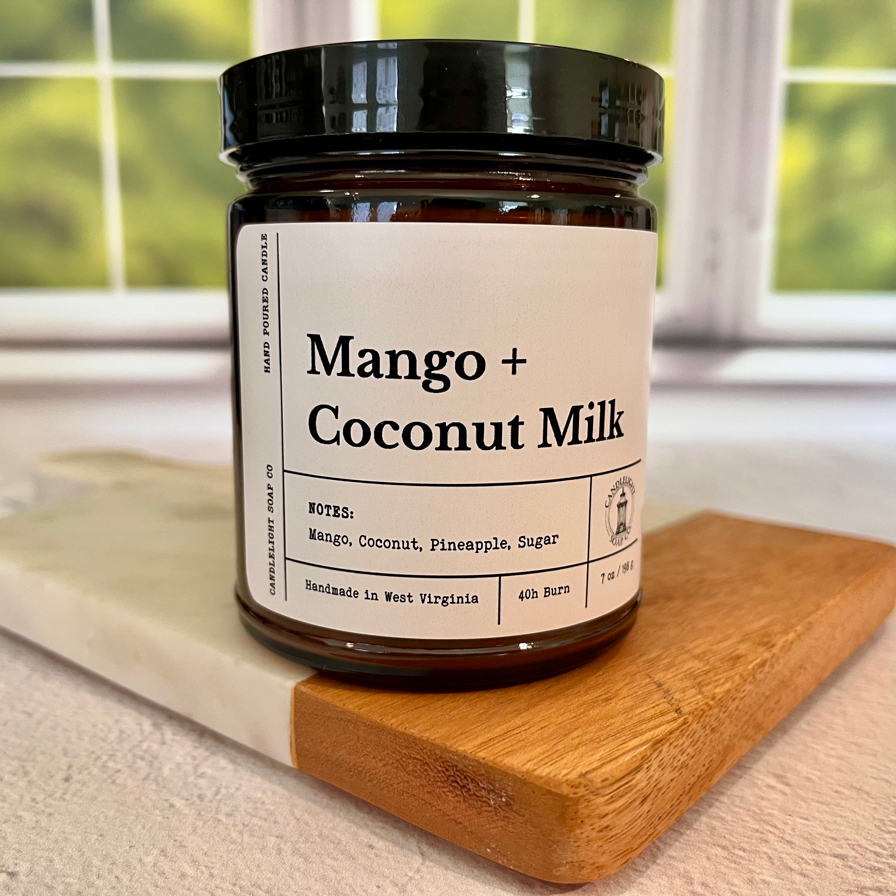 Mango + Coconut Milk candle image 0